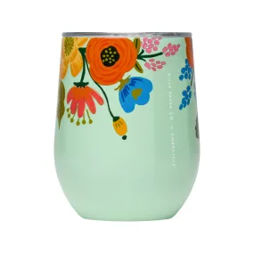 Corkcicle Stemless - Rifle Paper Co. - Mint Lively Floral - 12oz.