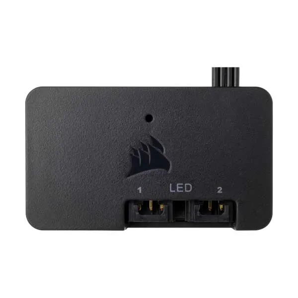 CORSAIR CL-9011109-WW iCUE Lighting Node PRO Dual-Channel RGB Lighting Controller with Four RGB LED Light Strips