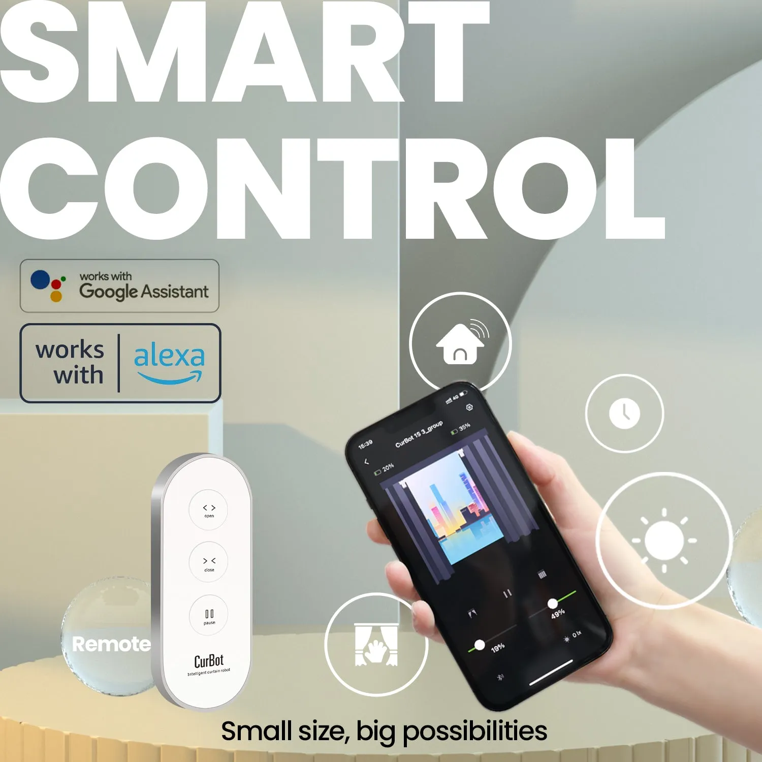 CurBot® | Electric Curtain Opener for Family Combo