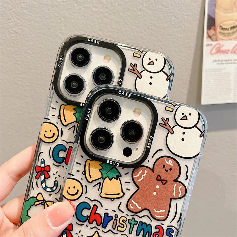 Cute Cartoon Santa Claus iPhone Case