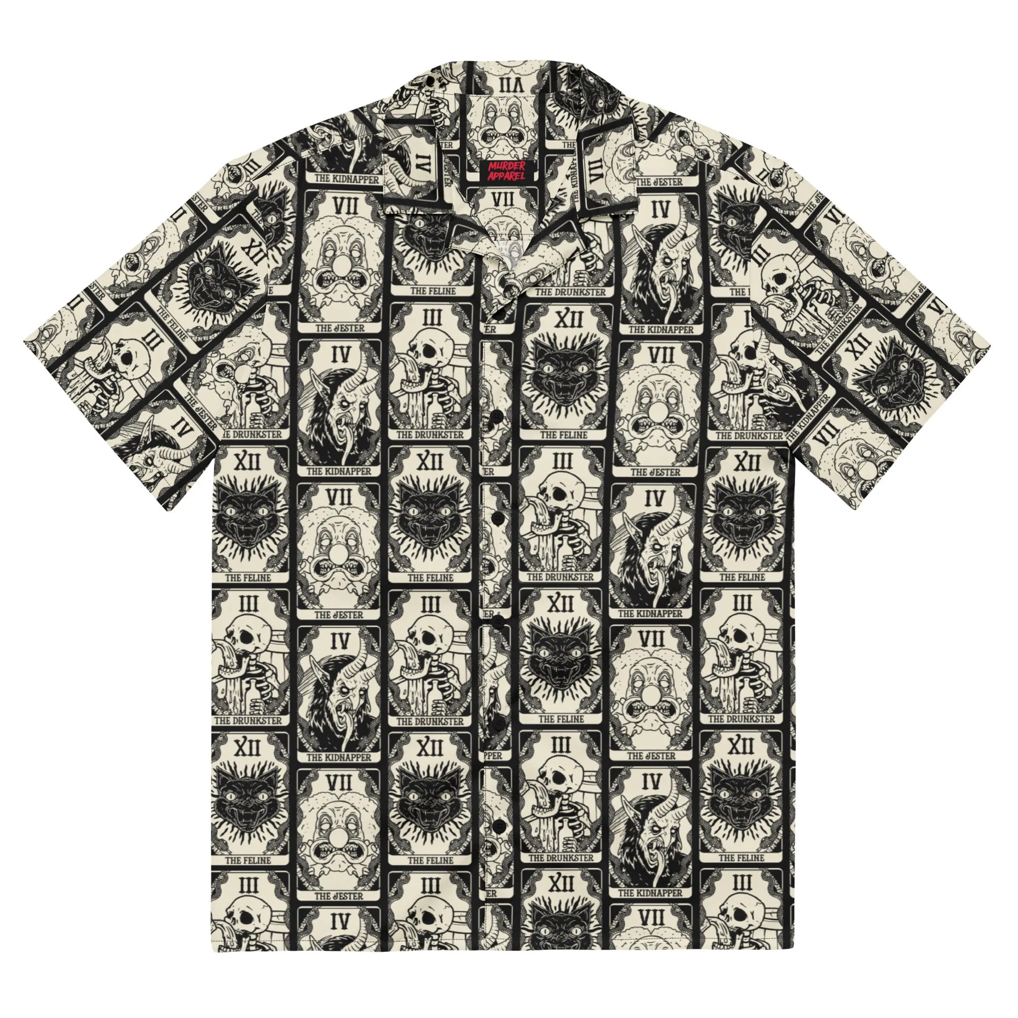 Death Tarots Button-up