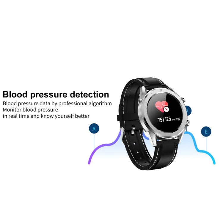 DT28 1.54" IP68 Waterproof Smartwatch with Silicone Strap, Bluetooth 4.2, Call Alerts, Blood Pressure Monitoring & Payment Features