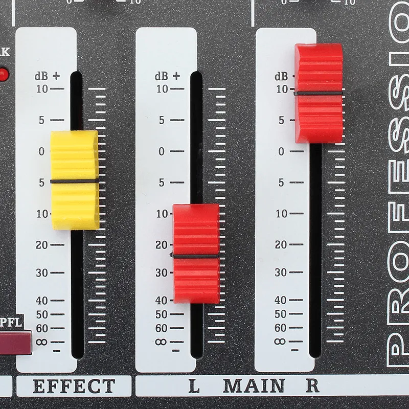 EL M CT80S 8 Channel Live Studio 48V Phantom Audio Mixer Mixing Console for DJ KTV Karaoke