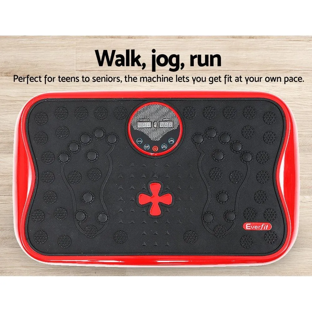 Everfit Vibration Machine Machines Platform Plate Vibrator Exercise Fit Gym Home