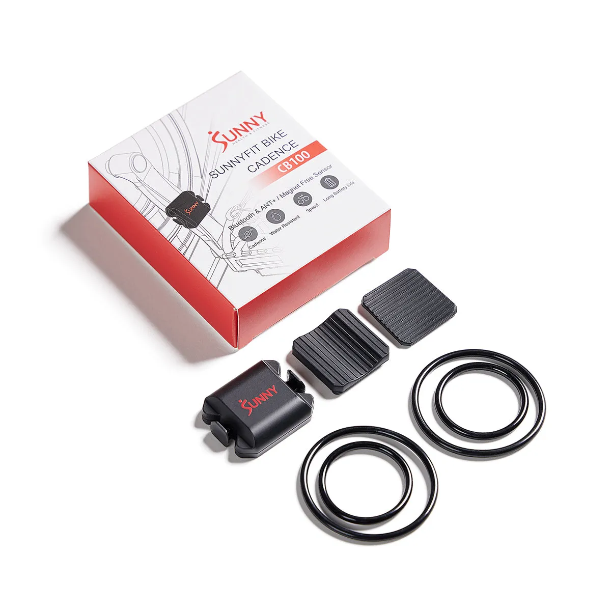 Exercise Cycling 2-in-1 Cadence / RPM   Speed Sensor for Indoor or Outdoor Bikes and Ellipticals