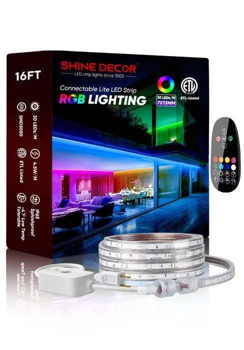 Extra Controller Kit for 110V 7x13mm RGB LED Lite Strip Lights