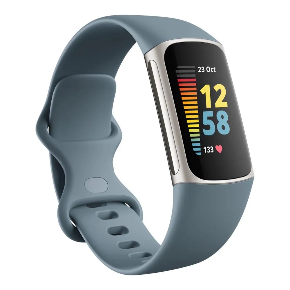 Fitbit Charge 5 (Blue, Bluetooth, Special Import)