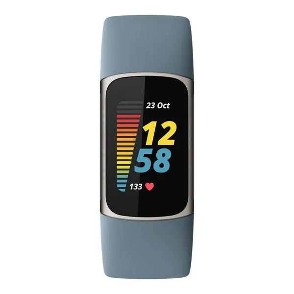 Fitbit Charge 5 (Blue, Bluetooth, Special Import)