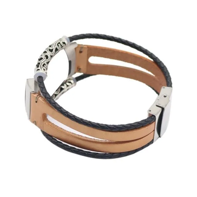 fitness bracelet fitness tracker Replacement Leather Wristband Band Strap Bracelet For Fitbit Charge 3 4 smartwatch relogios|Smart Accessories|