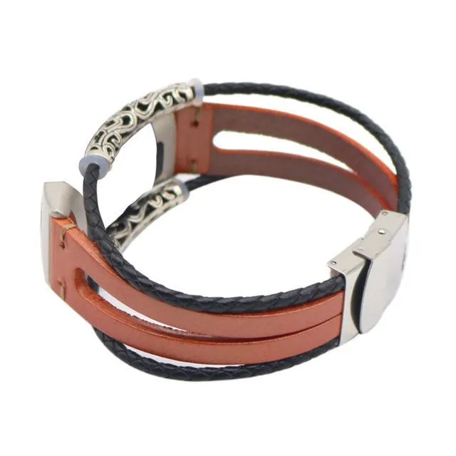 fitness bracelet fitness tracker Replacement Leather Wristband Band Strap Bracelet For Fitbit Charge 3 4 smartwatch relogios|Smart Accessories|