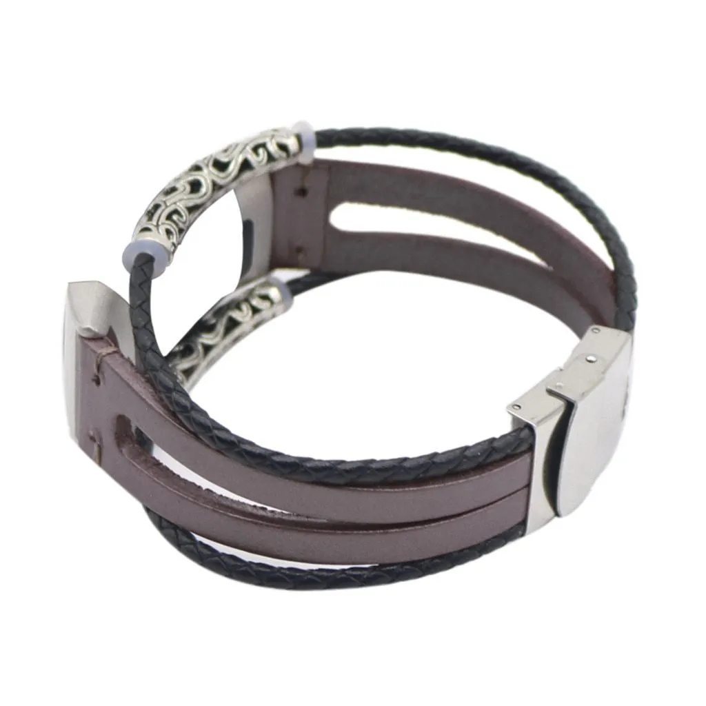 fitness bracelet fitness tracker Replacement Leather Wristband Band Strap Bracelet For Fitbit Charge 3 4 smartwatch relogios|Smart Accessories|
