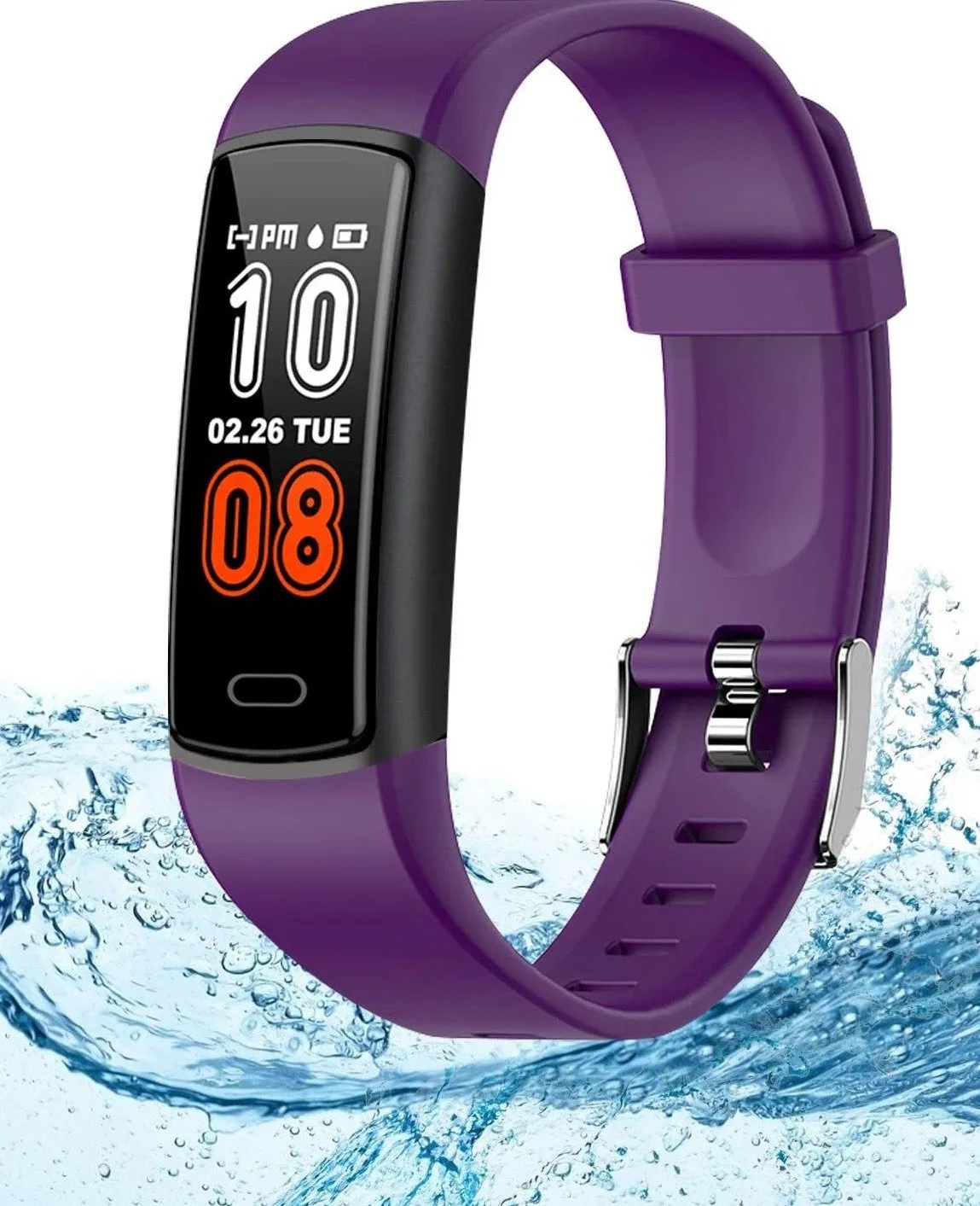 Fitness Tracker,Activity Tracker Watch with Heart Rate Blood Pressure Monitor,Waterproof Colourful Screen Pedometer Calorie Step Counter Sleep Monitor for Android and iPhone