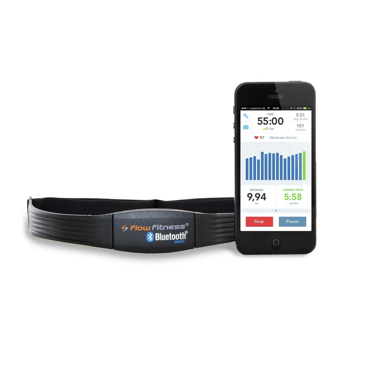 Flow Fitness Bluetooth Chest Belt