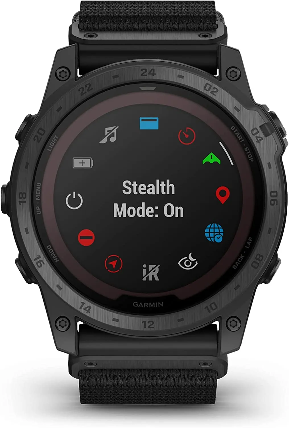 Garmin tactix 7 Pro Ballistics Edition Black Solar Powered Tactical GPS Watch with Applied Ballistics Nylon Band Ruggedly Smart Watch - 010-02704-20