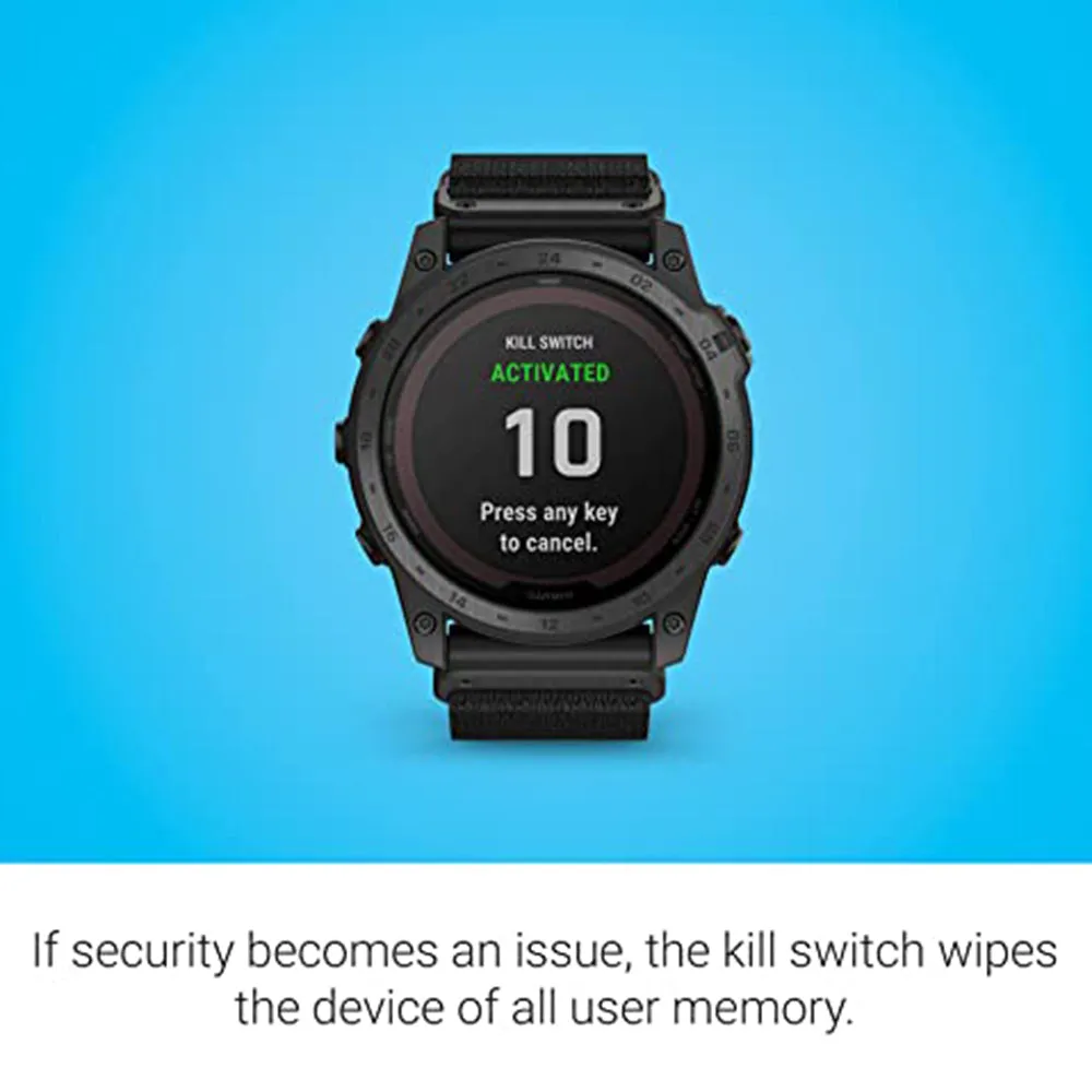 Garmin tactix 7 Pro Edition Black Solar Powered GPS Watch with Nylon Band Ruggedly GPS with Solar Charging Capabilities Smart Watch - 010-02704-10