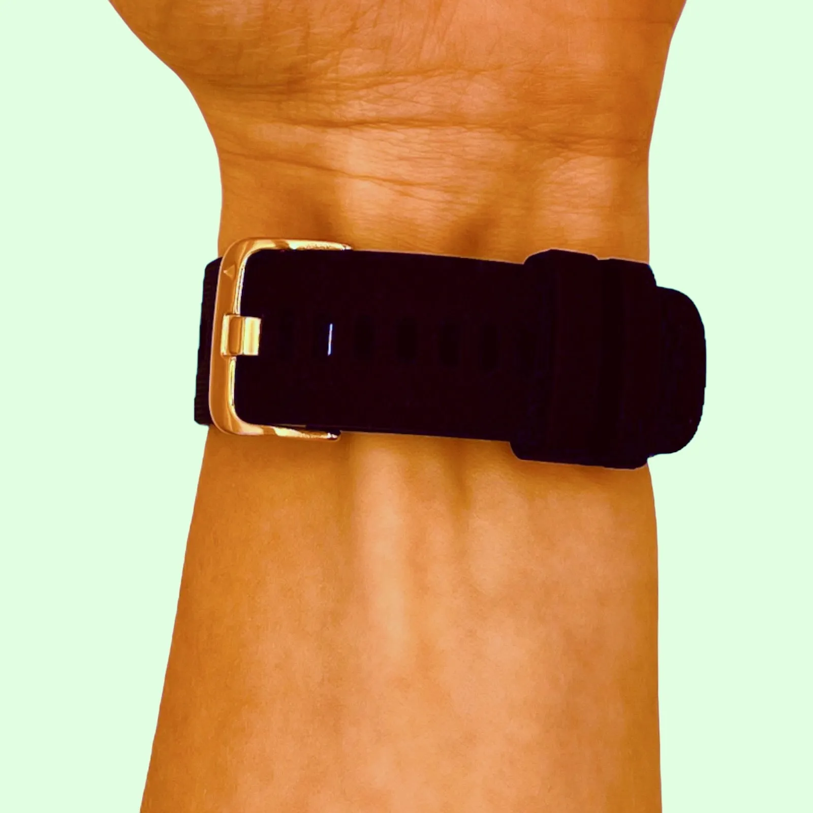 Garmin Vivoactive 3 compatible Silicone Watch Straps with Rose Gold Buckles