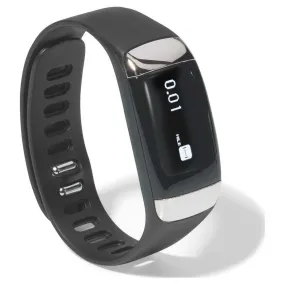 Gemline Black Active Health Tracker with Heart Rate Monitor