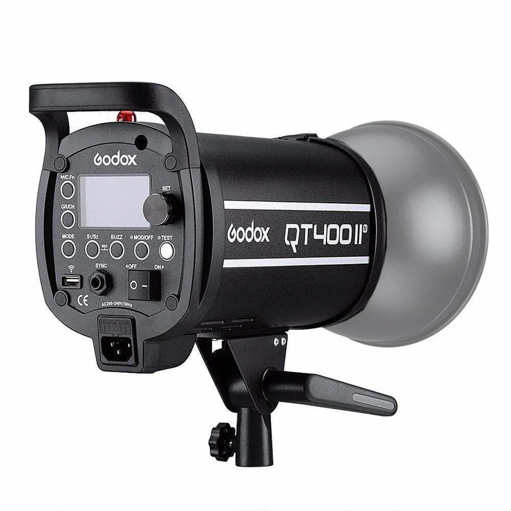 Godox QT Series Complete Professional Studio Flash Strobe Set - Bundle