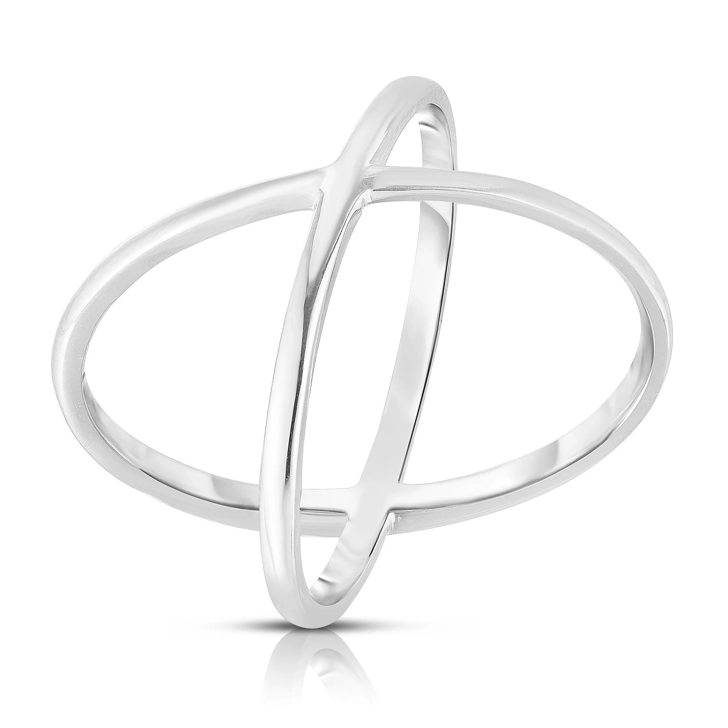 Gold X Ring