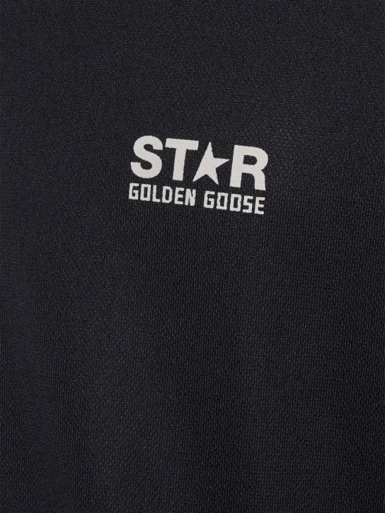 Golden Goose   Star zipped technical jersey jacket 