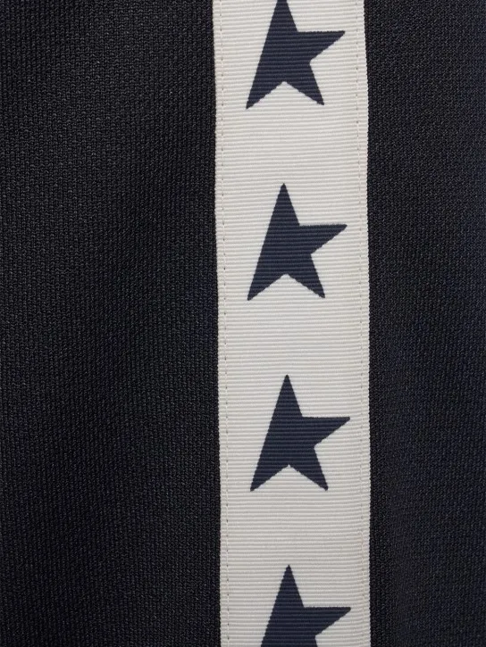 Golden Goose   Star zipped technical jersey jacket 