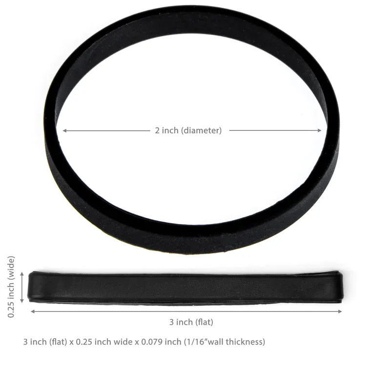 Grifiti - Band Joes 3 x 0.25 x 0.079 Inch Silicone Bands (5 Pack)