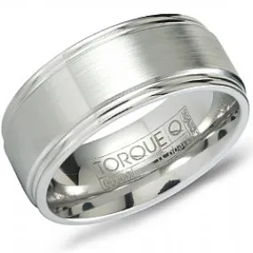 Grooved White Cobalt Band