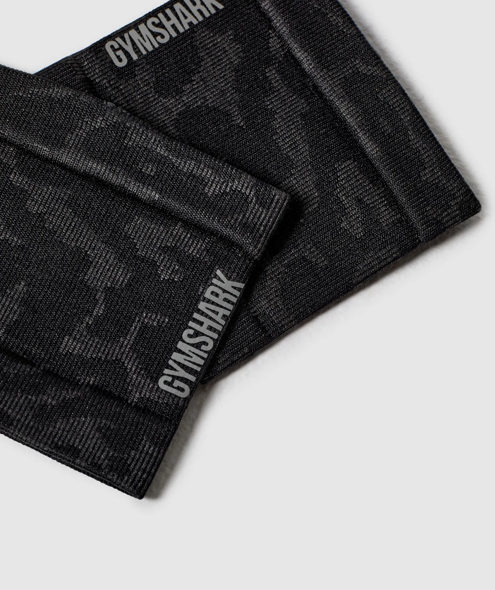 Gymshark Adapt Seamless Sweatbands - Black/Asphalt Grey