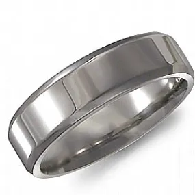 High Polish Titanium Grey Band