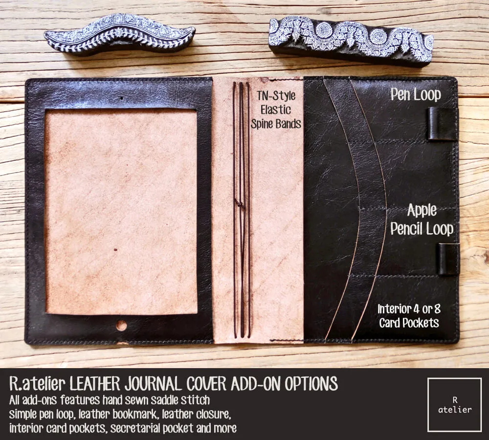 iPad Air / Pro B5 Size Leather Portfolio Cover