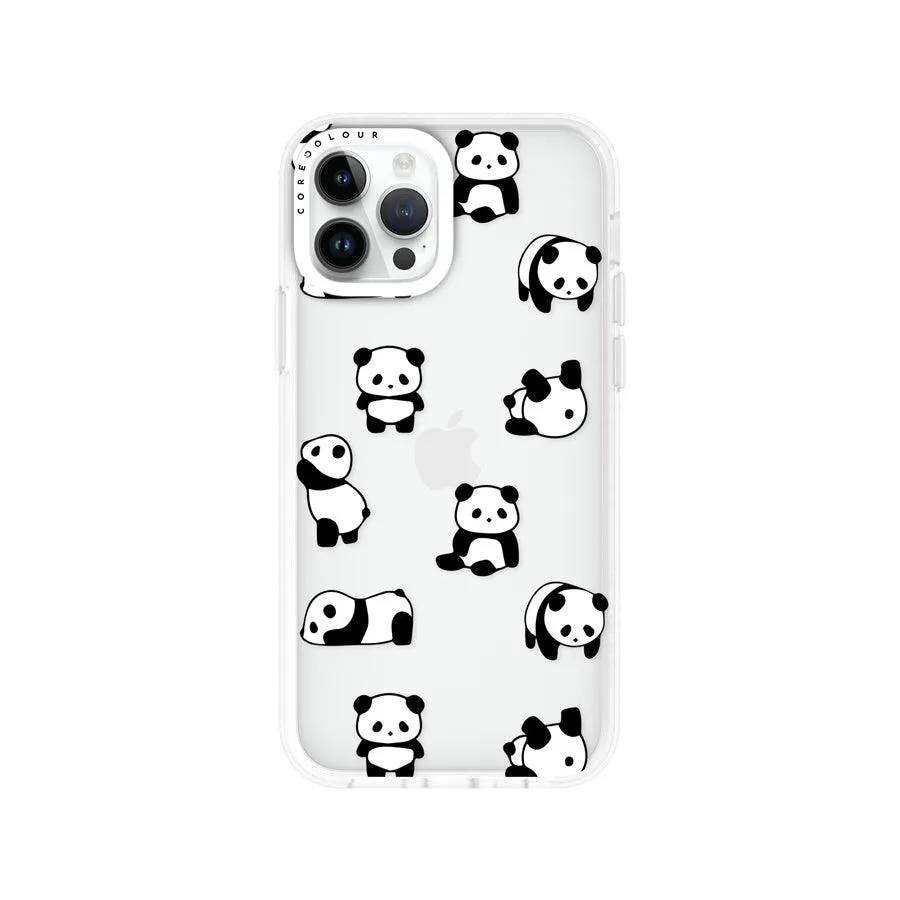iPhone 12 Pro Moving Panda Phone Case