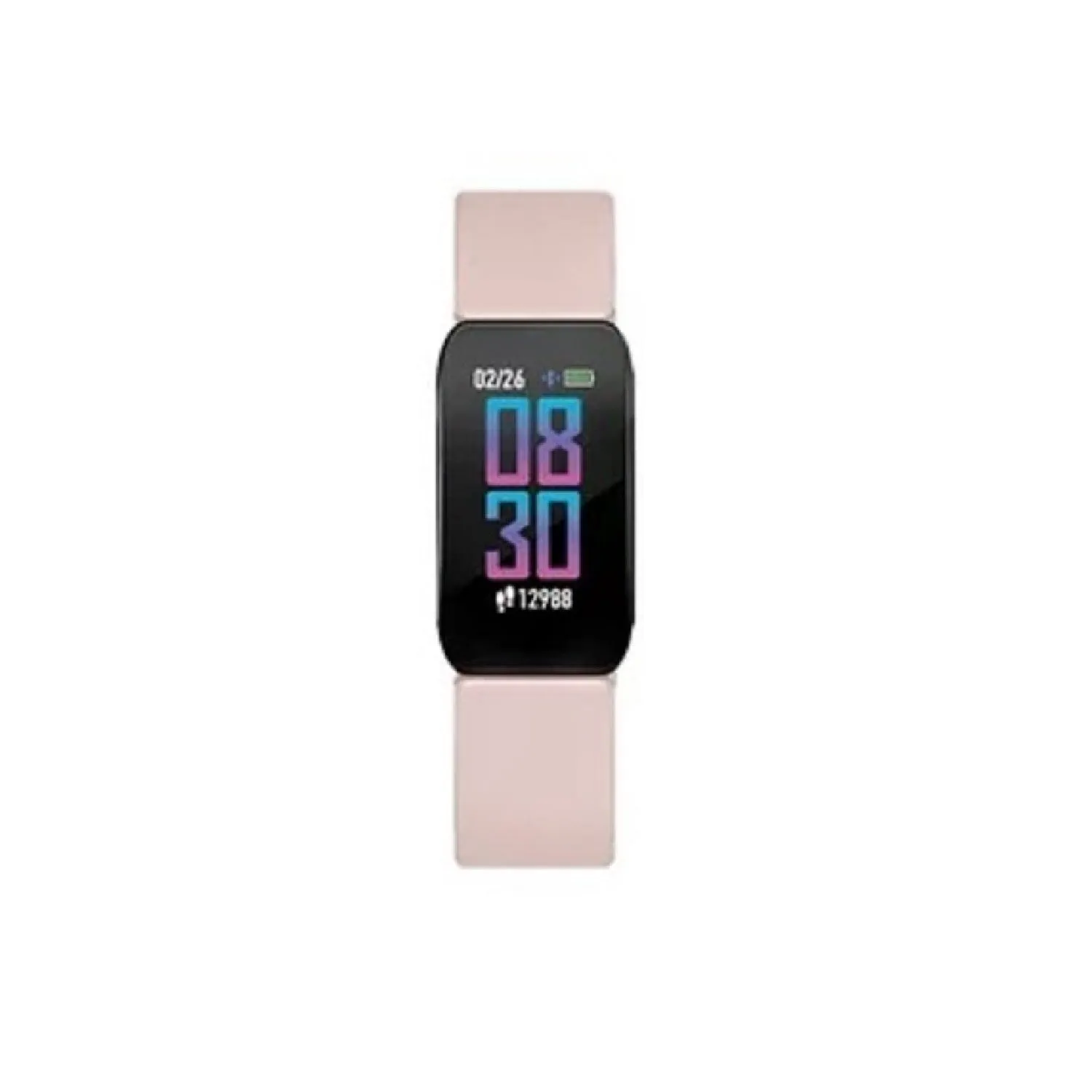 iTECH IA204A-40-P01 Active Blush Fitness Tracker Bundle with Blush, Lavendar, Blue Marble Print Resistance Bands