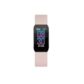 iTECH IA204A-40-P01 Active Blush Fitness Tracker Bundle with Blush, Lavendar, Blue Marble Print Resistance Bands
