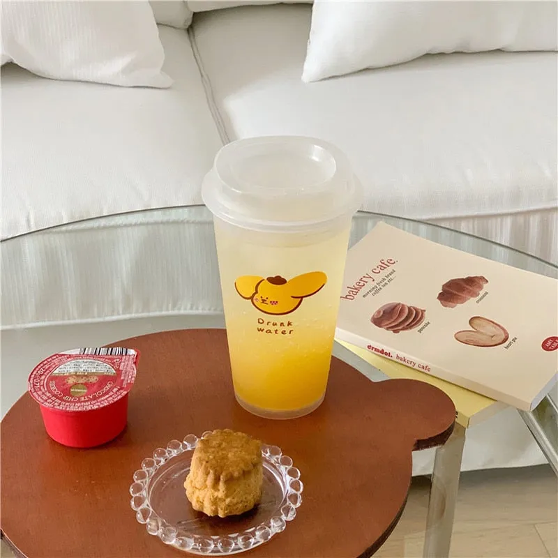Kawaii Portable Coffee Water Bottle