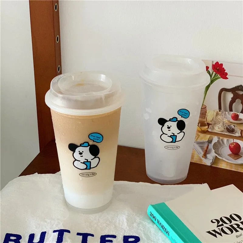 Kawaii Portable Coffee Water Bottle