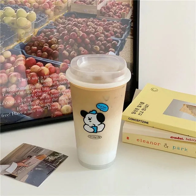 Kawaii Portable Coffee Water Bottle