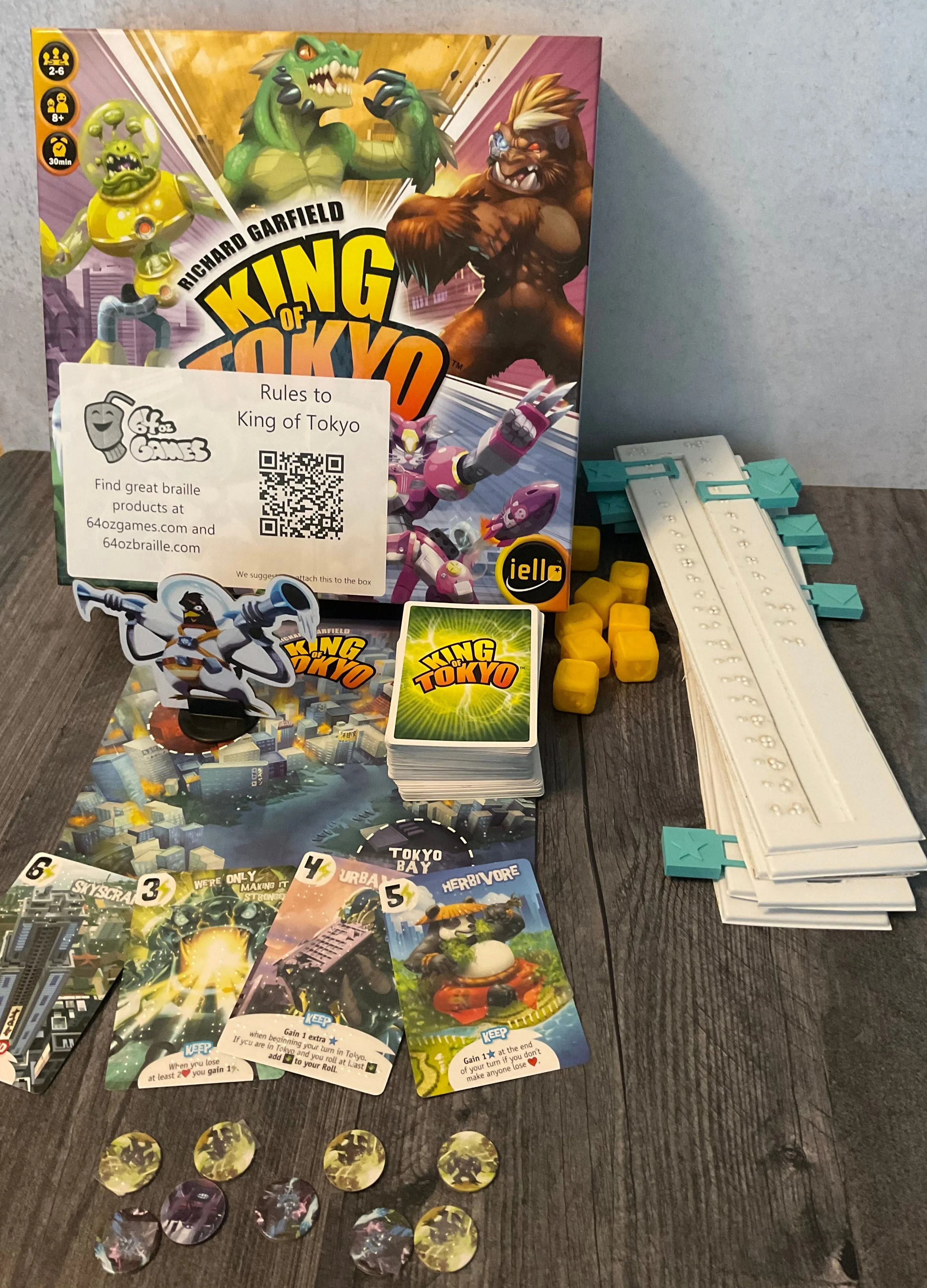 King of Tokyo accessibility kit
