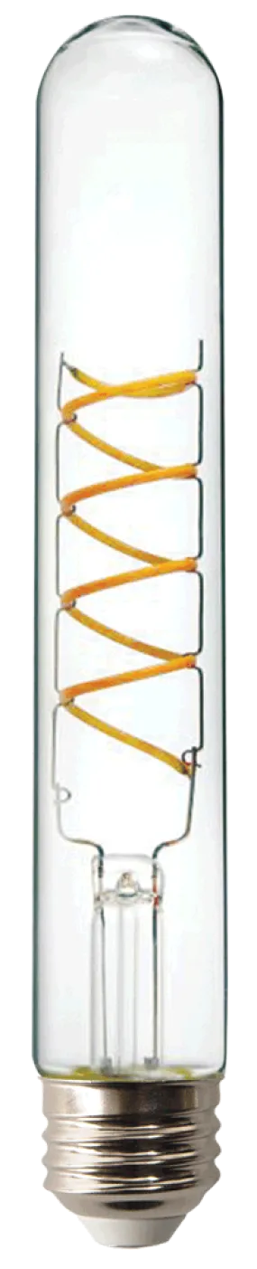 LED Antique Spiral Filament B10 Lamp - 7.2", 5W, 18K