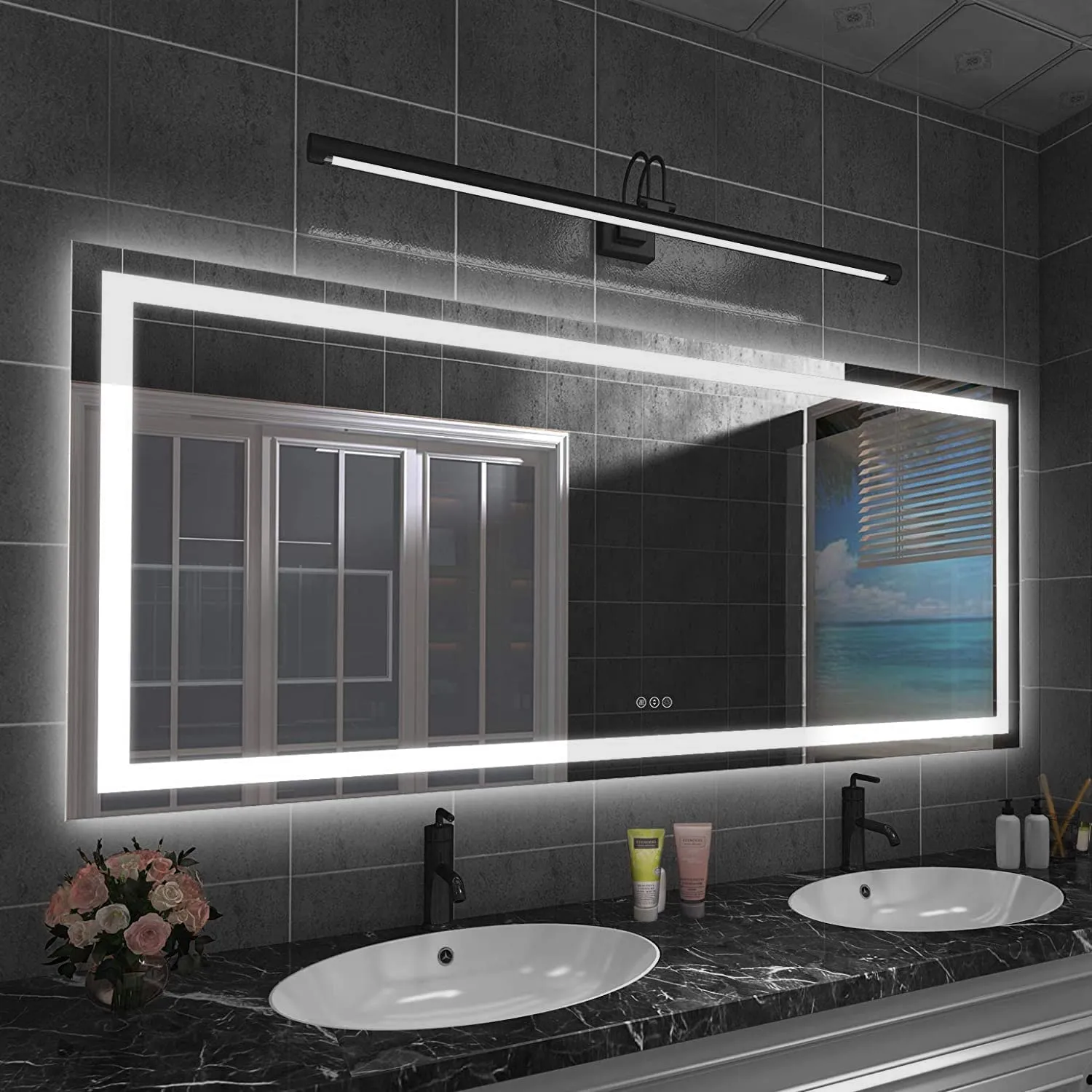 LED Mirror with Front & Backlit for Wholesale