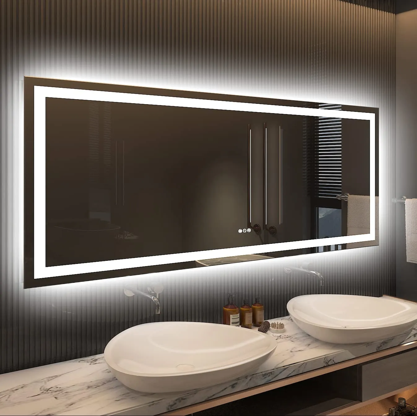 LED Mirror with Front & Backlit for Wholesale