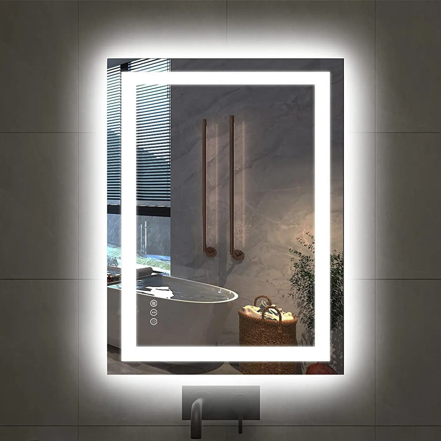 LED Mirror with Front & Backlit for Wholesale