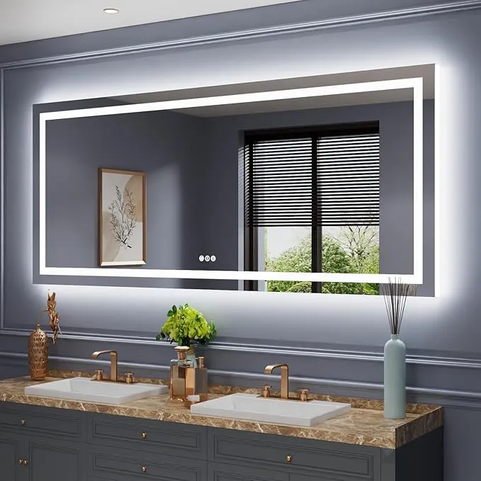 LED Mirror with Front & Backlit for Wholesale