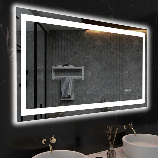 LED Mirror with Front & Backlit for Wholesale