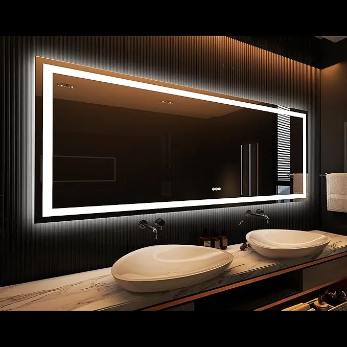 LED Mirror with Front & Backlit for Wholesale