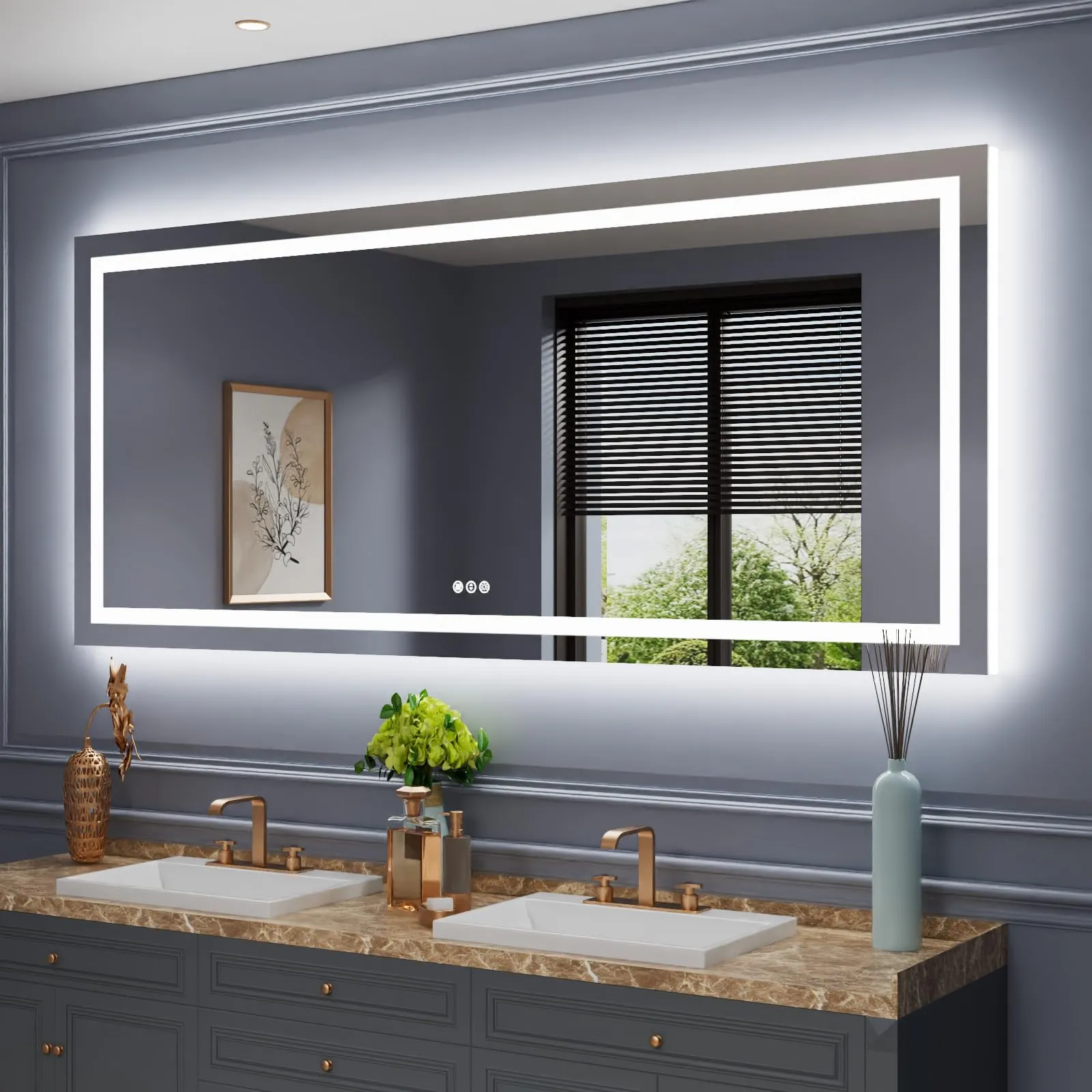 LED Mirror with Front & Backlit for Wholesale