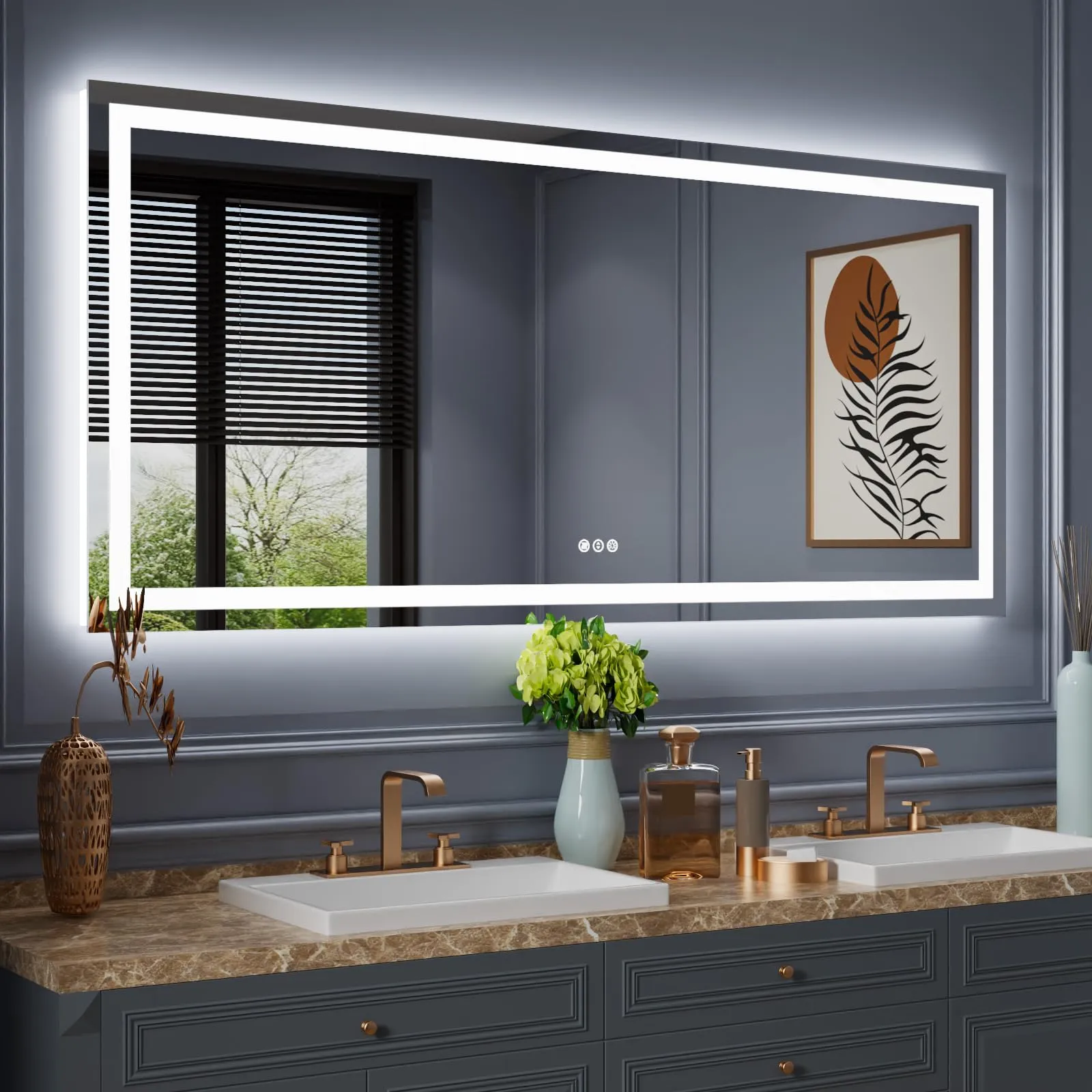 LED Mirror with Front & Backlit for Wholesale