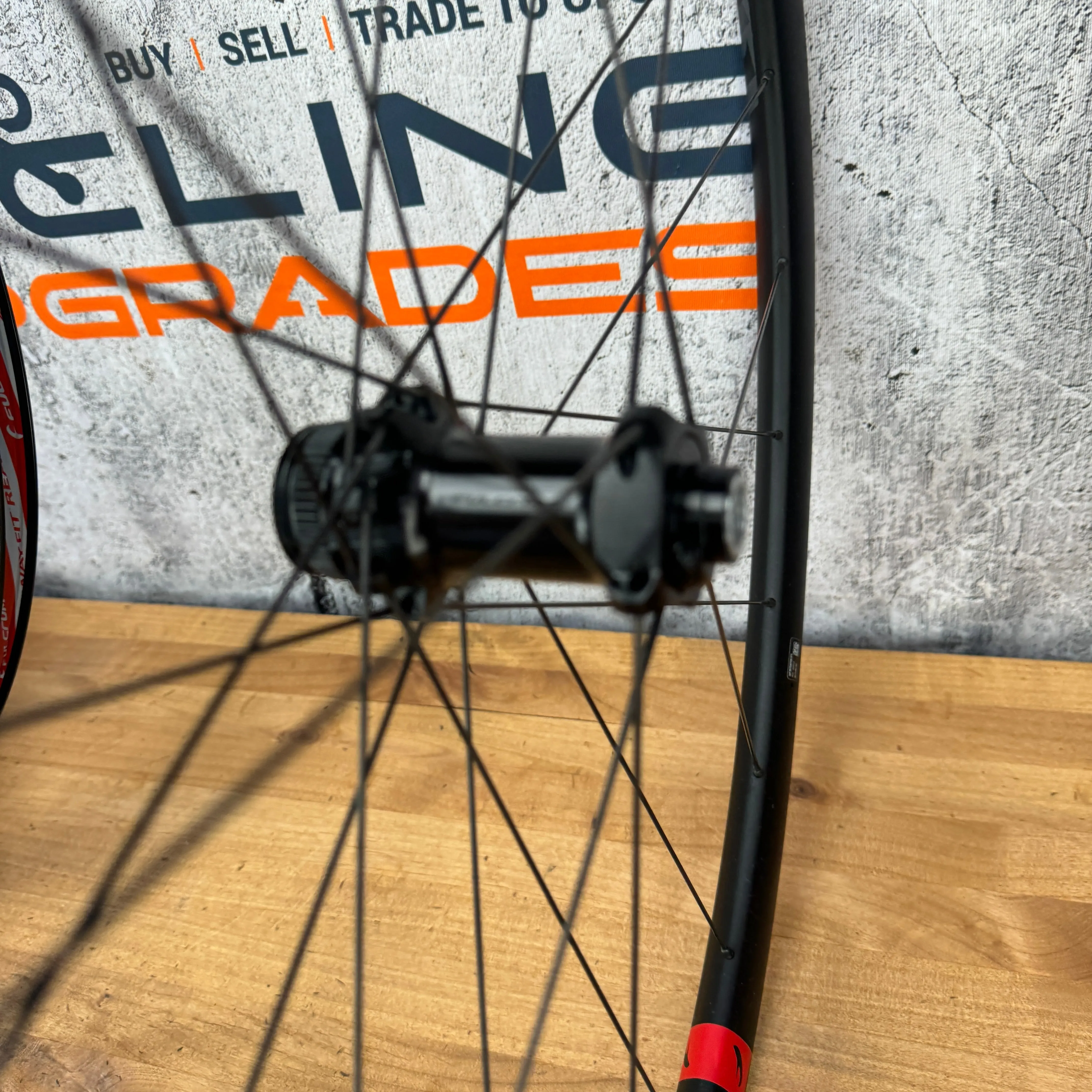Light Use! Fulcrum Racing 5 DB Disc Brake Tubeless Alloy Bike Wheelset 1717g