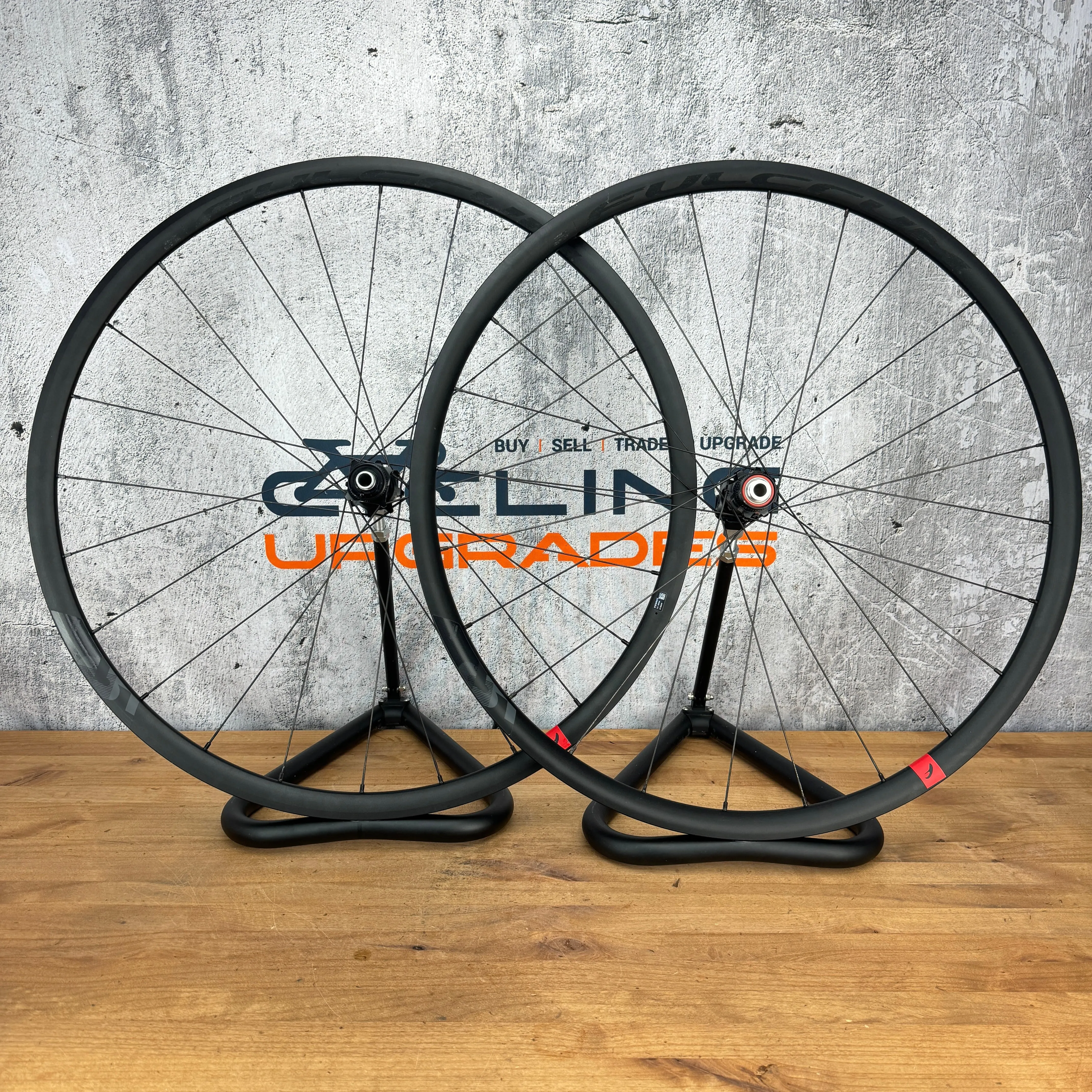 Light Use! Fulcrum Racing 5 DB Disc Brake Tubeless Alloy Bike Wheelset 1717g