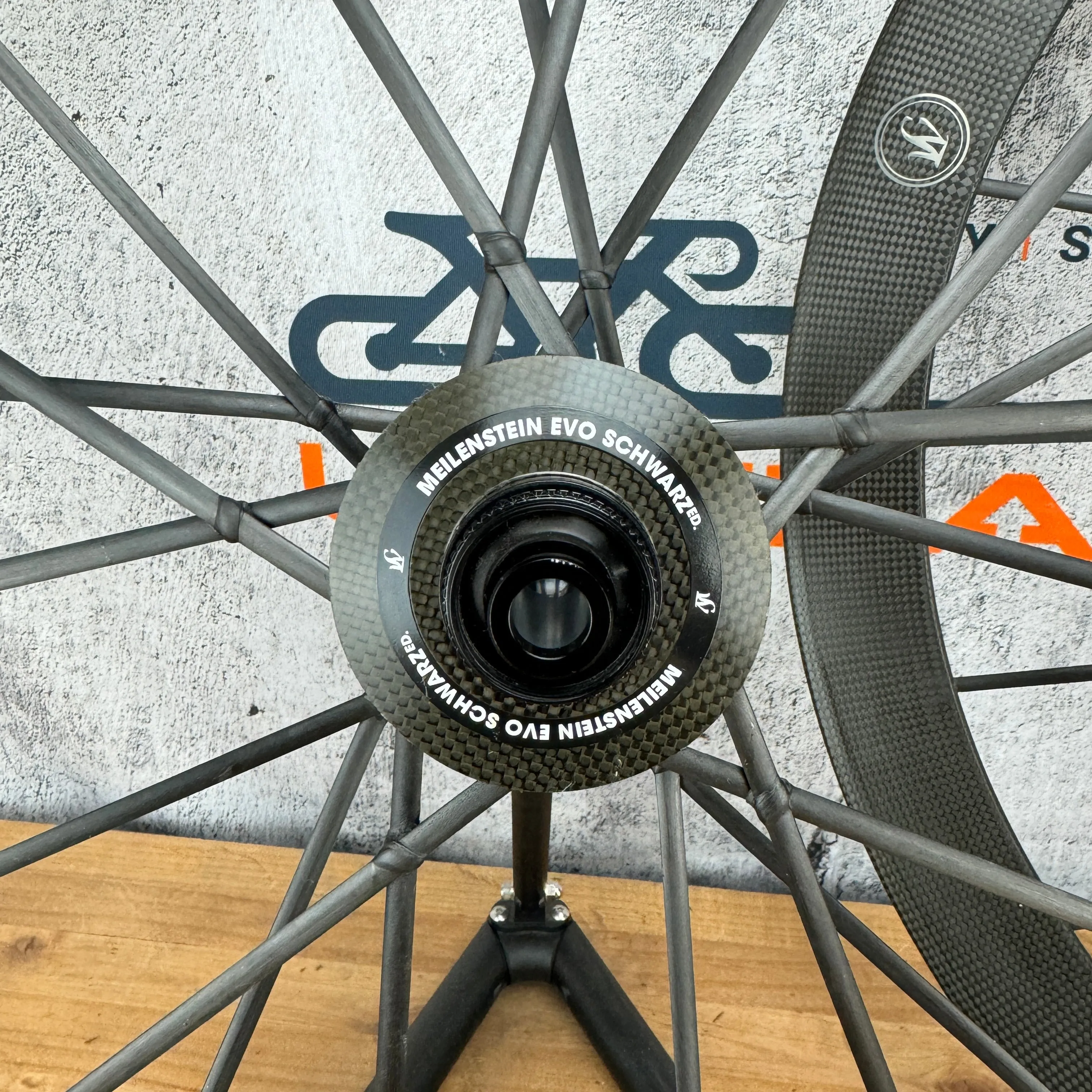 Lightweight Meilenstein Evo Schwarz Carbon Tubeless Disc Wheelset Ceramicspeed