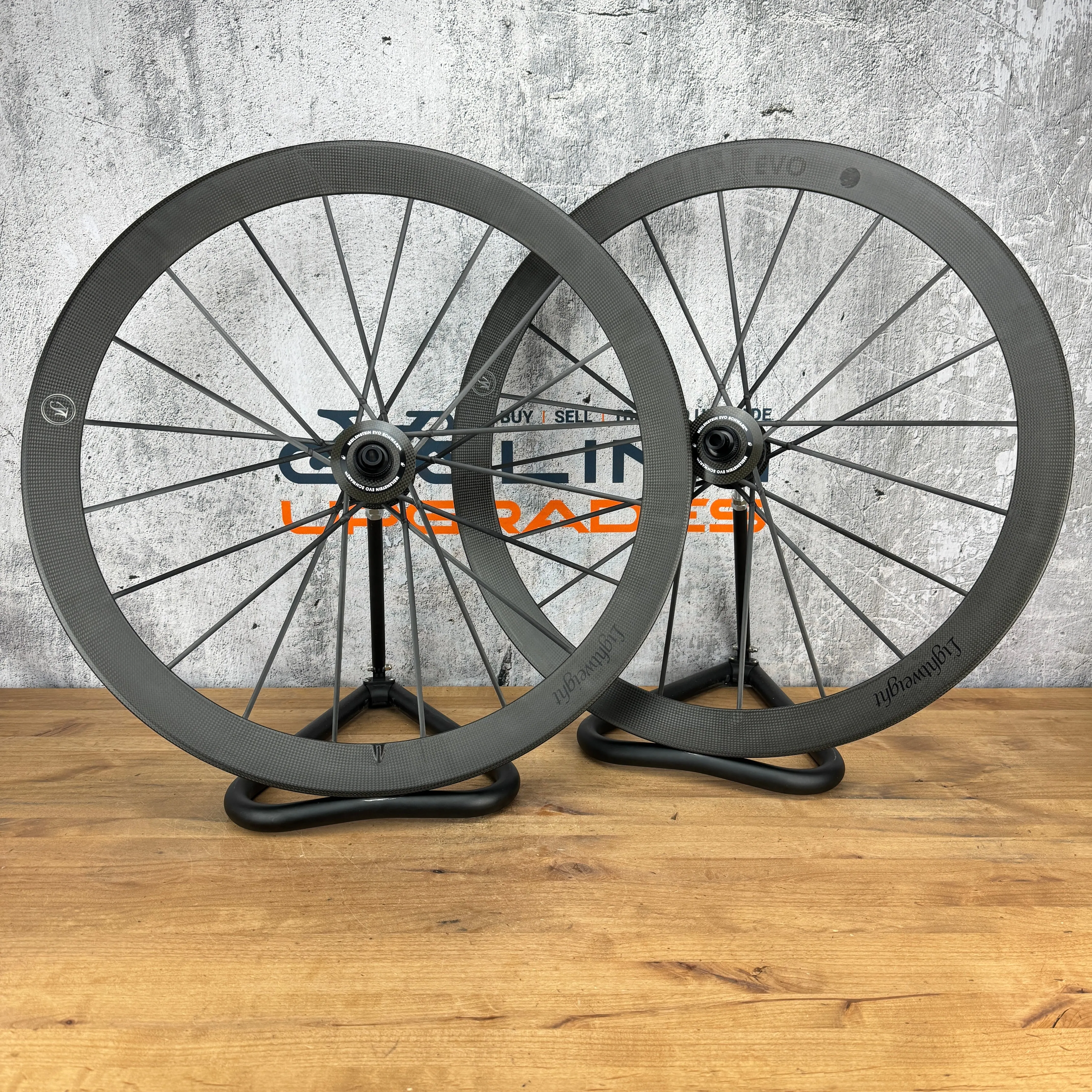 Lightweight Meilenstein Evo Schwarz Carbon Tubeless Disc Wheelset Ceramicspeed
